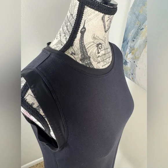 Athleta chic Black Sleeveless  lined with Nylon Tank Top Size Small - Picture 6 of 9